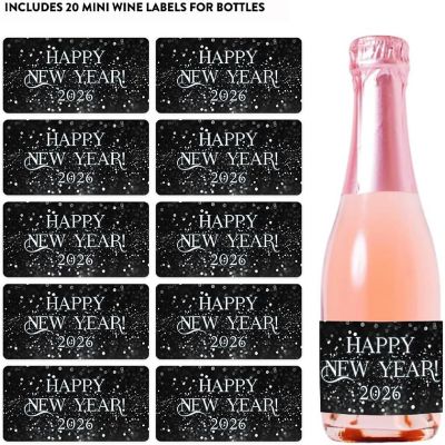 20 New Years Eve Label Silver Disco Ball Image 3