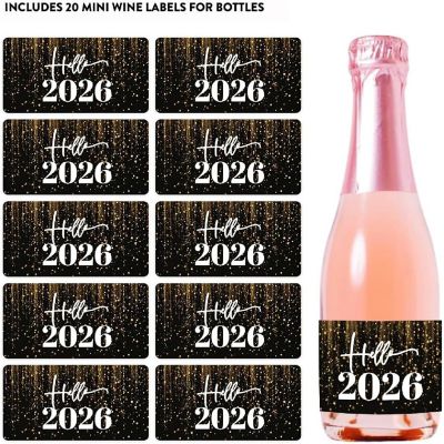 20 New Years Eve Mini Labels Hello 2026 Image 3