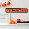 20" Orange and Black "I Put a Spell on You" Halloween Wall Sign Image 1