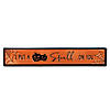 20" Orange and Black "I Put a Spell on You" Halloween Wall Sign Image 1