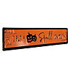 20" Orange and Black "I Put a Spell on You" Halloween Wall Sign Image 2