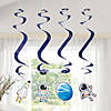 20" Out of This World Hanging Swirls - 12 Pc. Image 2