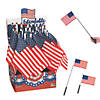 20" Patriotic Extendable Hand-Held USA Flags - 24 Pc. Image 1