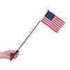 20" Patriotic Extendable Hand-Held USA Flags - 24 Pc. Image 2
