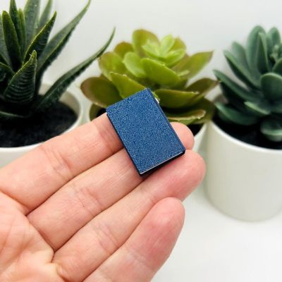 20 Pcs 3D Blue Book Charms Image 2