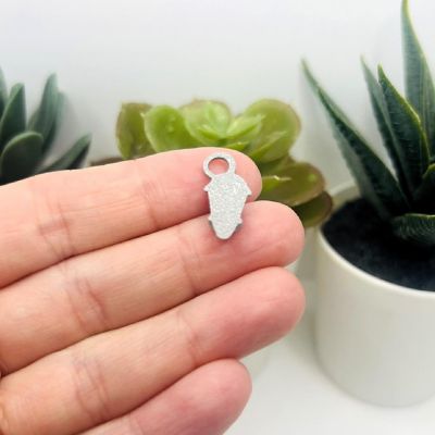 20 Pcs 3D Gray Mouse Rat Charms Image 2