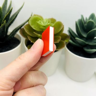 20 Pcs 3D Red Book Charms Image 2