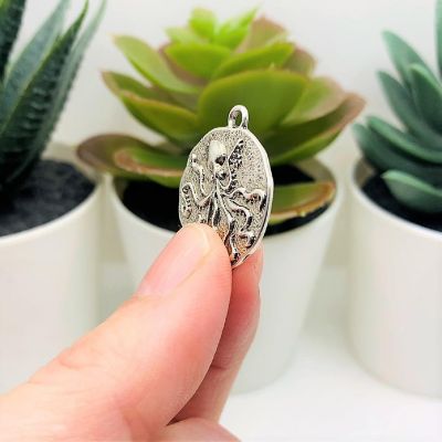 20 Pcs 925 Silver Plated Octopus Charms Image 3