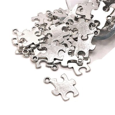 20 Pcs Autism Awareness Puzzle Pieces Image 1