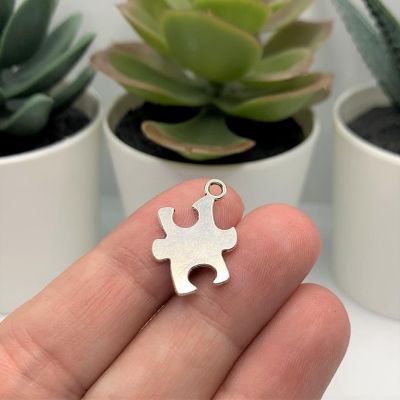 20 Pcs Autism Awareness Puzzle Pieces Image 1