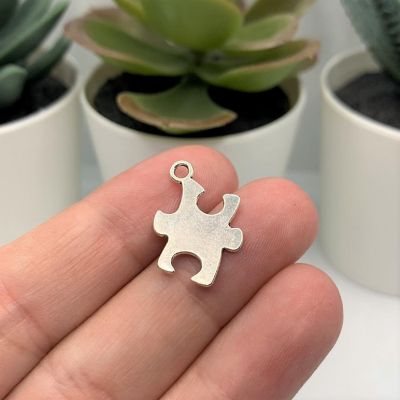 20 Pcs Autism Awareness Puzzle Pieces Image 2