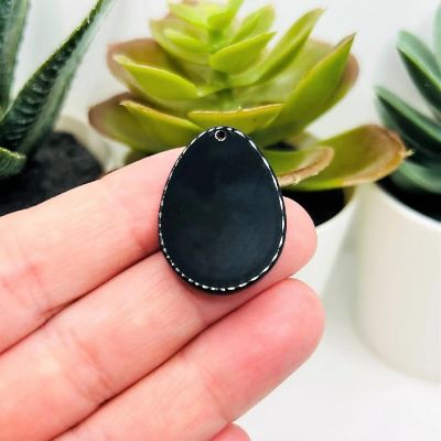 20 Pcs Black and Blue Moon Pendants Image 3