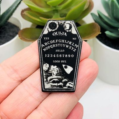 20 Pcs Black Ouija Charms Image 1