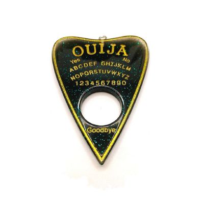 20 Pcs Black Ouija Planchette Charms Image 1