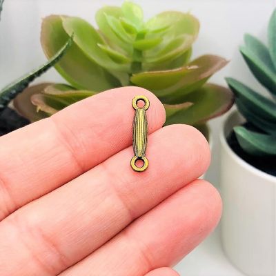 20 Pcs Bronze Decorative Bar Connectors Image 1