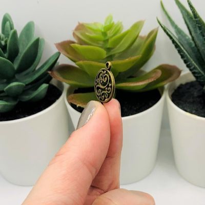 20 Pcs Bronze Filigree Scroll Connectors Image 3
