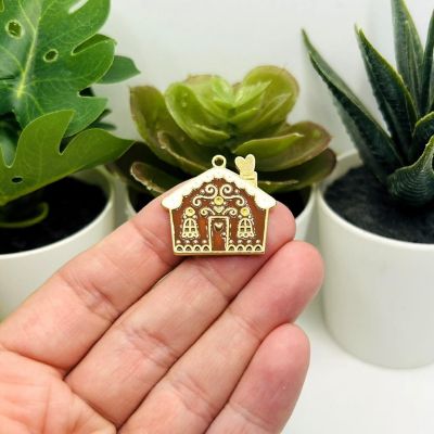 20 Pcs Christmas House Charms Image 1