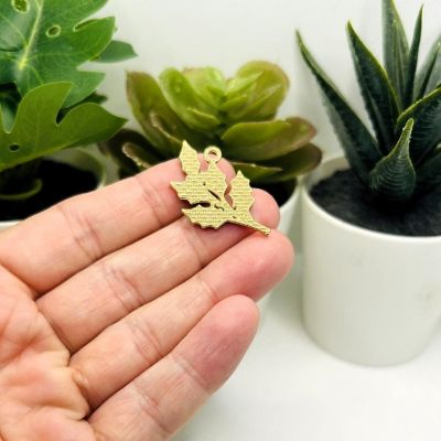 20 Pcs Christmas Mistletoe Charms Image 2