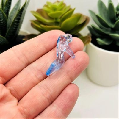 20 Pcs Cinderella High heel Shoe Charms Image 1