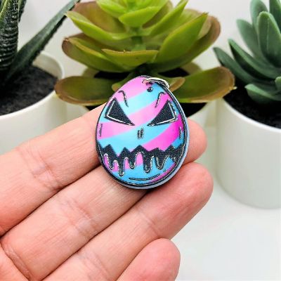 20 Pcs Creepy Easter Evil Egg Charms Image 2