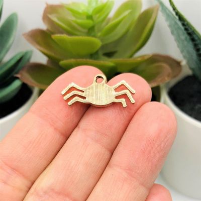 20 Pcs Cute Black Spider Charms Image 2