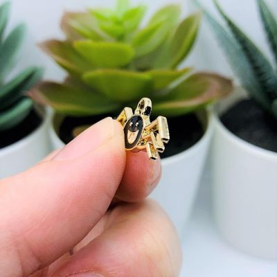 20 Pcs Cute Black Spider Charms Image 3