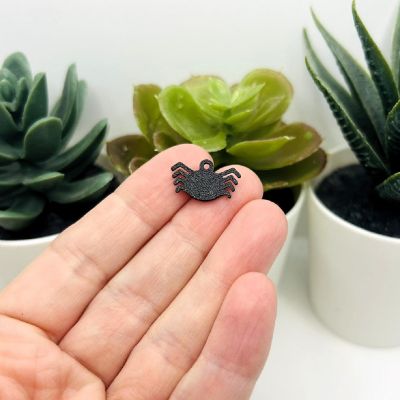 20 Pcs Cute Halloween Spider Charms Image 2