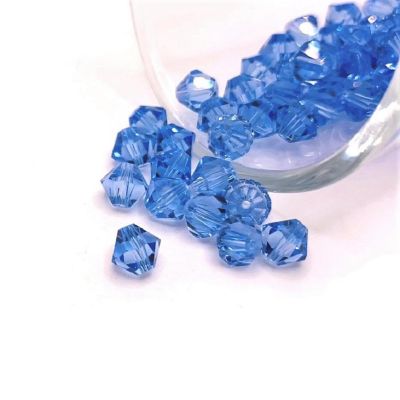 20 Pcs December Blue Birthstone Beads Image 1
