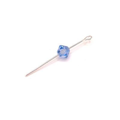 20 Pcs December Blue Birthstone Beads Image 1