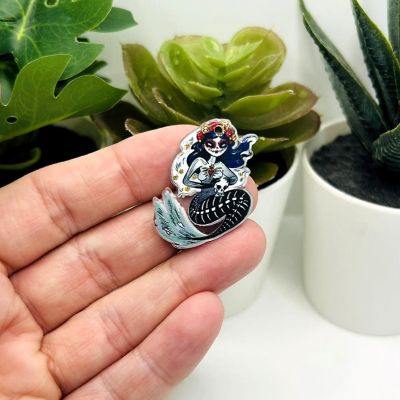 20 Pcs Dia De Los Muertos Mermaid Image 2