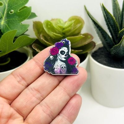 20 Pcs Dia De Los Muertos Pendant Image 2