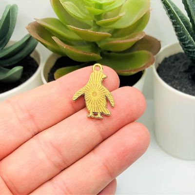20 Pcs Enamel Penguin Charms Image 2