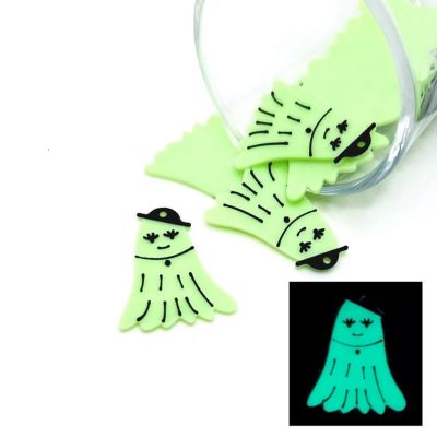 20 Pcs Fancy Female Glow Ghost Charms Image 1