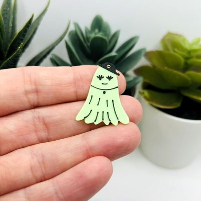 20 Pcs Fancy Female Glow Ghost Charms Image 1