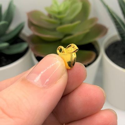 20 Pcs Gold Apple Teacher Charms Image 3