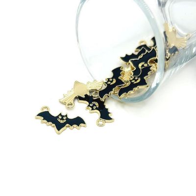 20 Pcs Halloween Bat Charms Image 1