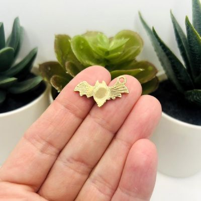 20 Pcs Halloween Bat Charms Image 2