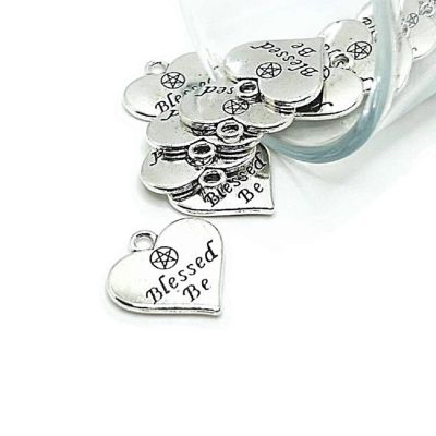 20 Pcs Halloween Blessed Be Charms Image 1
