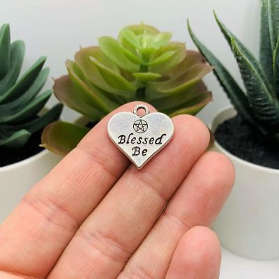 20 Pcs Halloween Blessed Be Charms Image 1