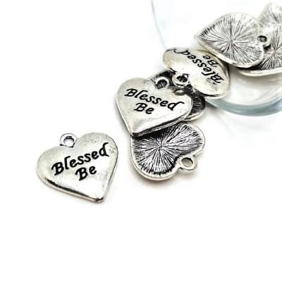 20 Pcs Halloween Blessed Be Witch Charms Image 1