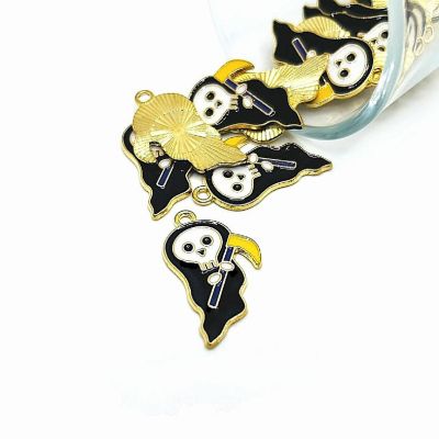 20 Pcs Halloween Grim Reaper Charms Image 1