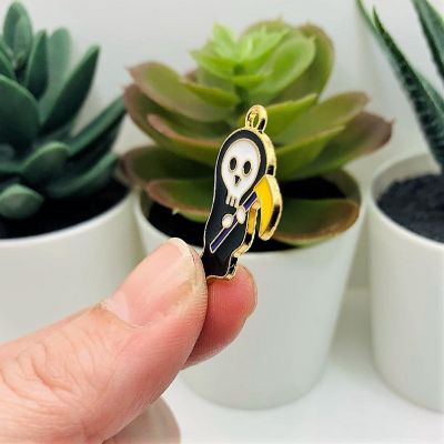20 Pcs Halloween Grim Reaper Charms Image 3