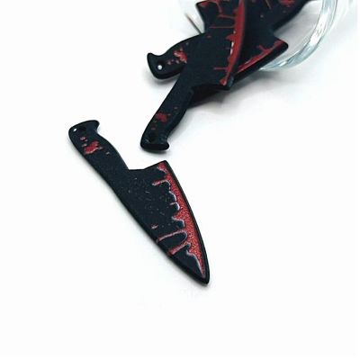 20 Pcs Halloween Knife Pendants Image 1