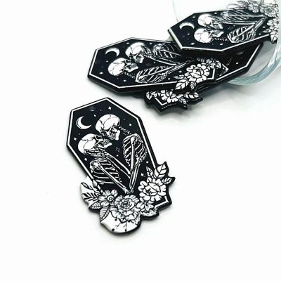 20 Pcs Halloween Lovers in Coffin Charms Image 1