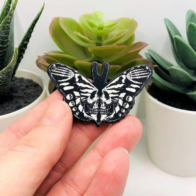 20 Pcs Halloween Moth Charms Image 2