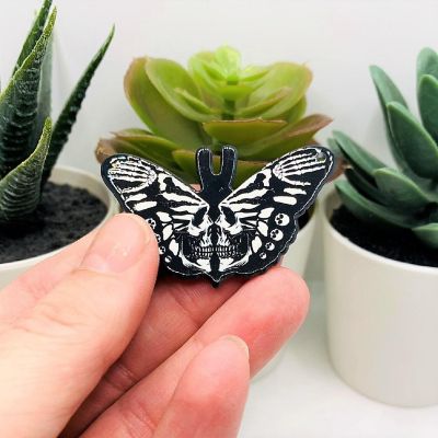 20 Pcs Halloween Moth Charms Image 3