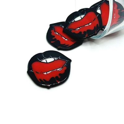 20 Pcs Halloween Mouth Charms Image 1
