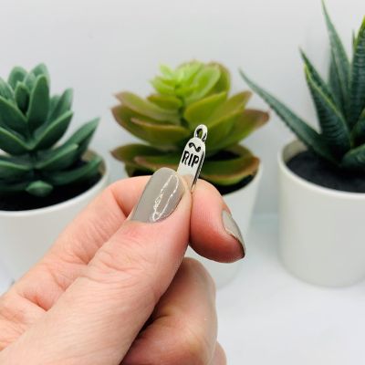 20 Pcs Halloween RIP Tombstone Charms Image 3