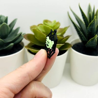 20 Pcs Halloween Spider Web Charms Image 3