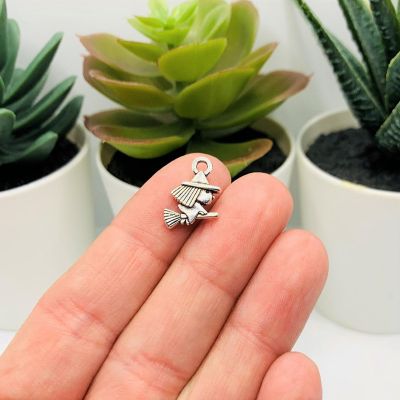 20 Pcs Halloween Tiny Witch Charms Image 2